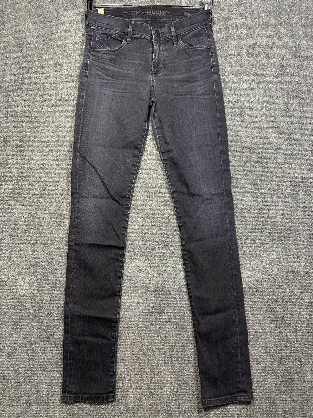 Citizens of Humanity Jeans Womens 26 Avedon Skinny Black Cotton Stretch
